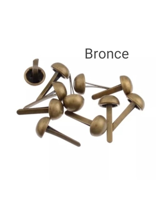 Brads redondos 12mm (4 ud)