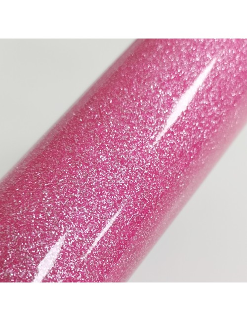 Charol glitter rosa chicle