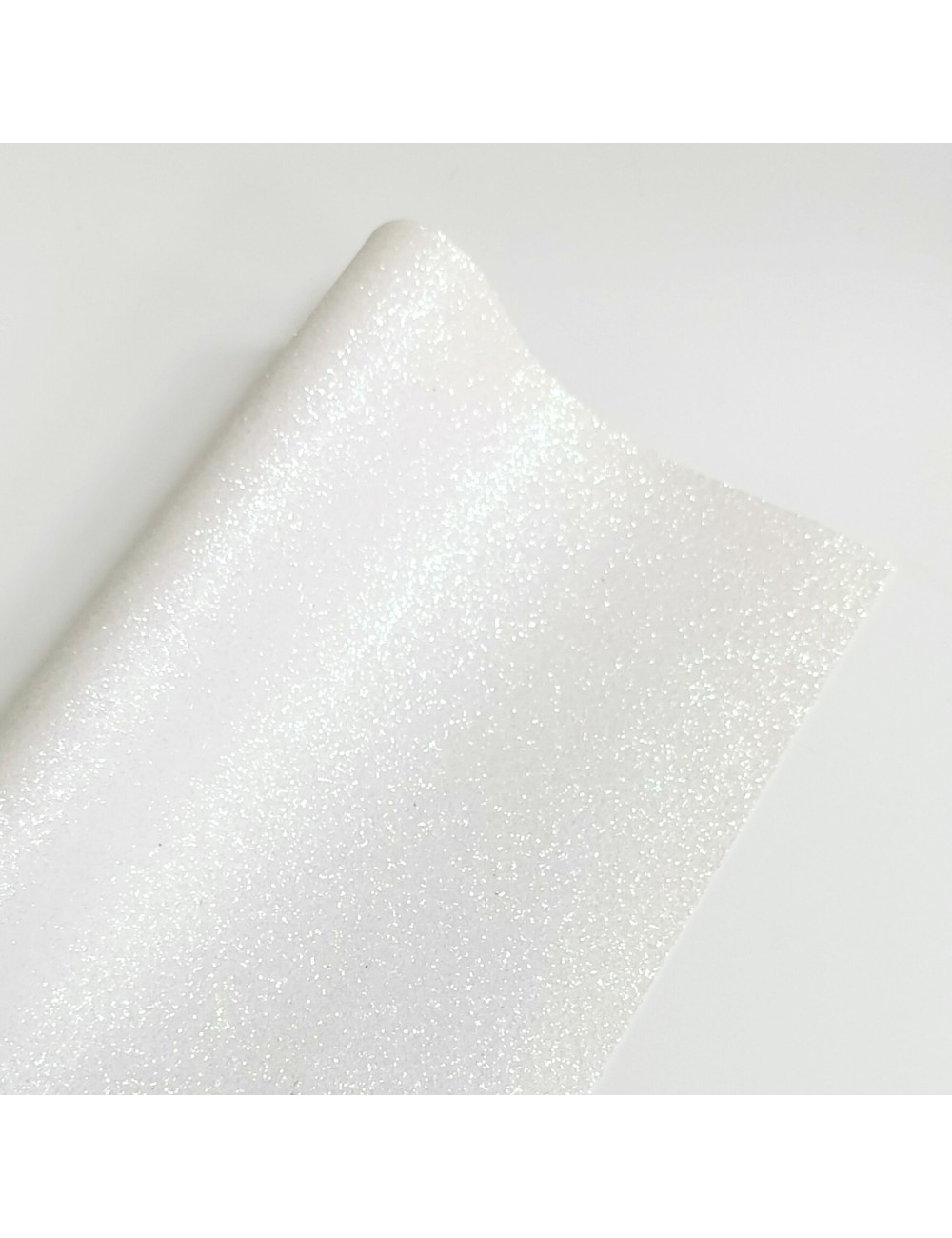 Ecopiel shine escarcha blanca