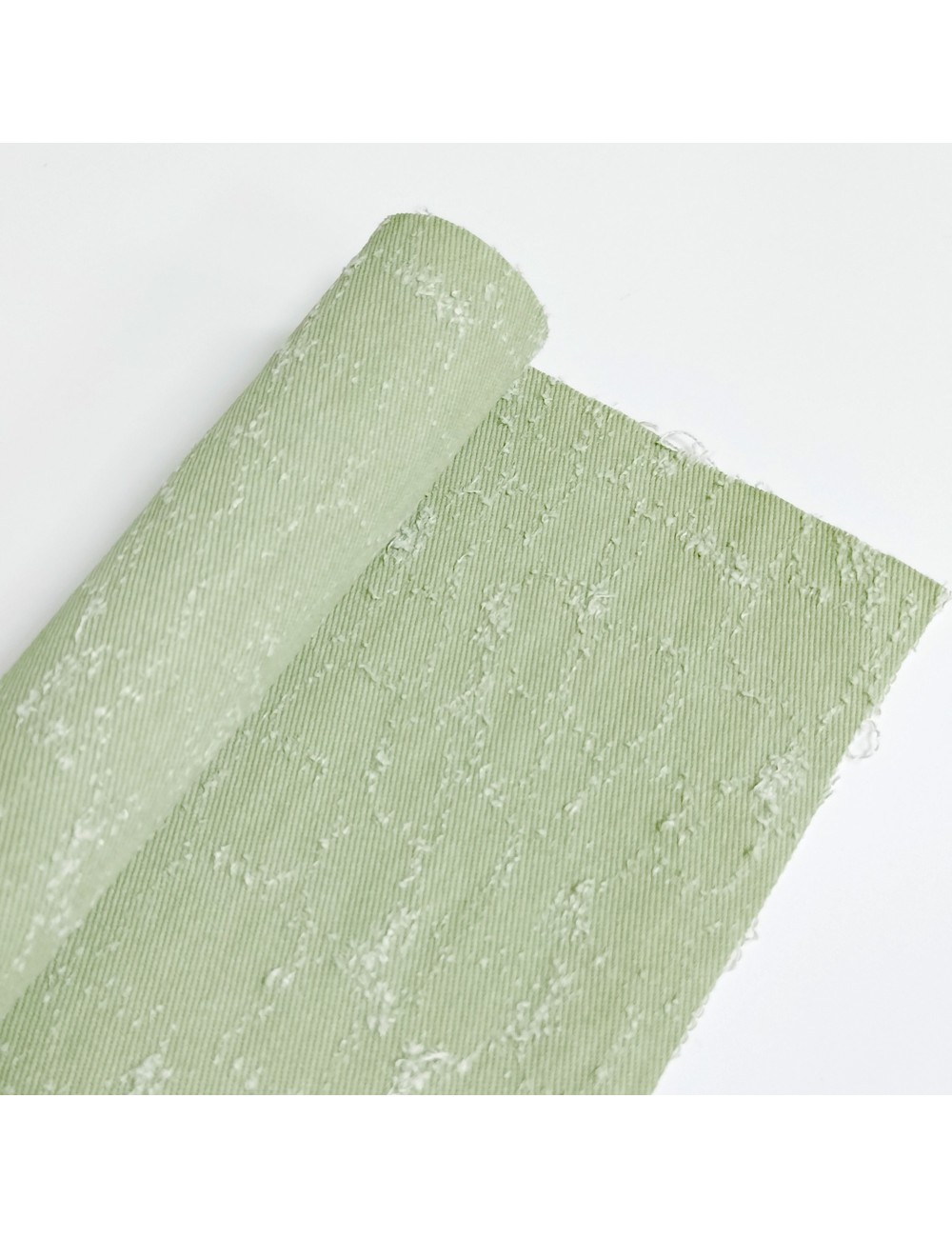 Vaquera distress verde pistacho