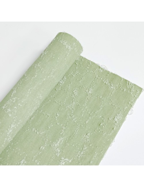Vaquera distress verde pistacho