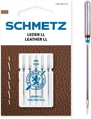 Agujas Schmetz cuero