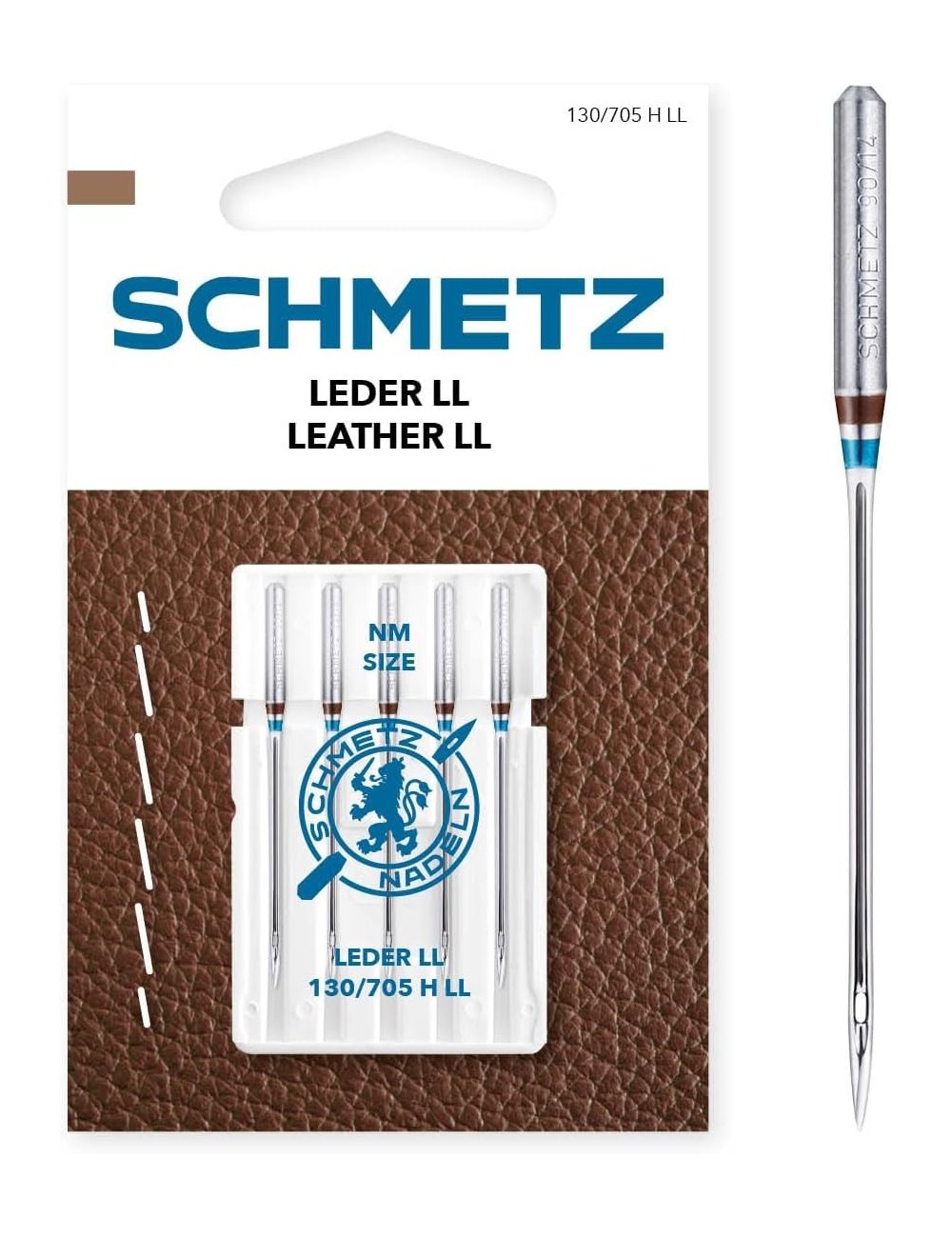 Agujas Schmetz cuero