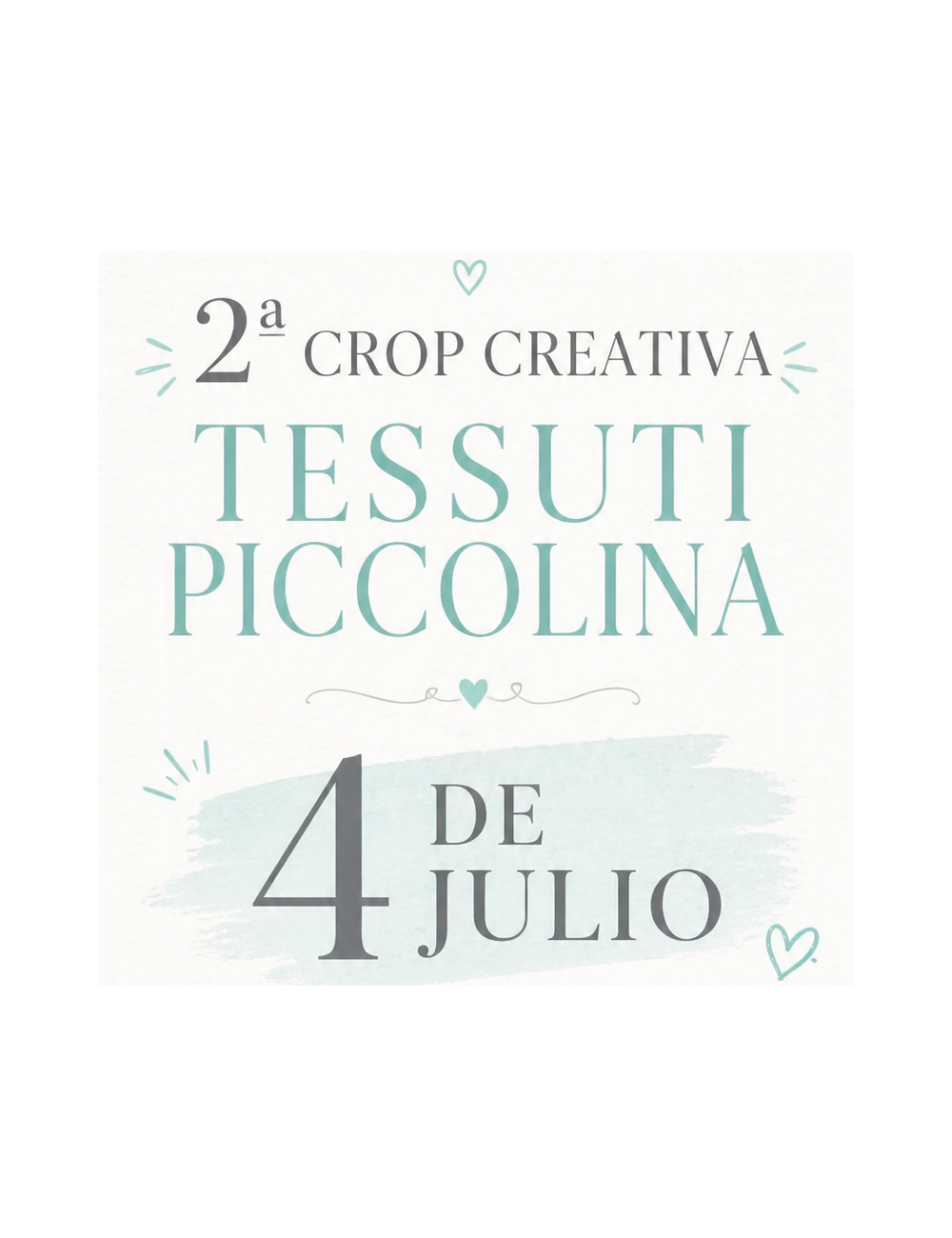 2ª Crop Creativa 4 julio