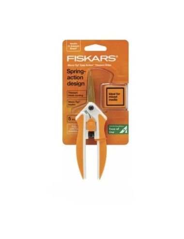 Tijeras con resorte Fiskars